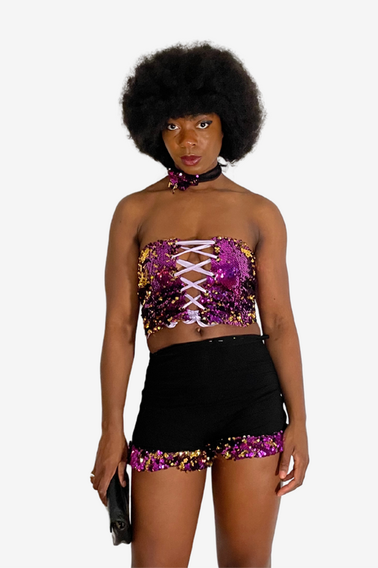 Corset à sequins - Édition Atelier