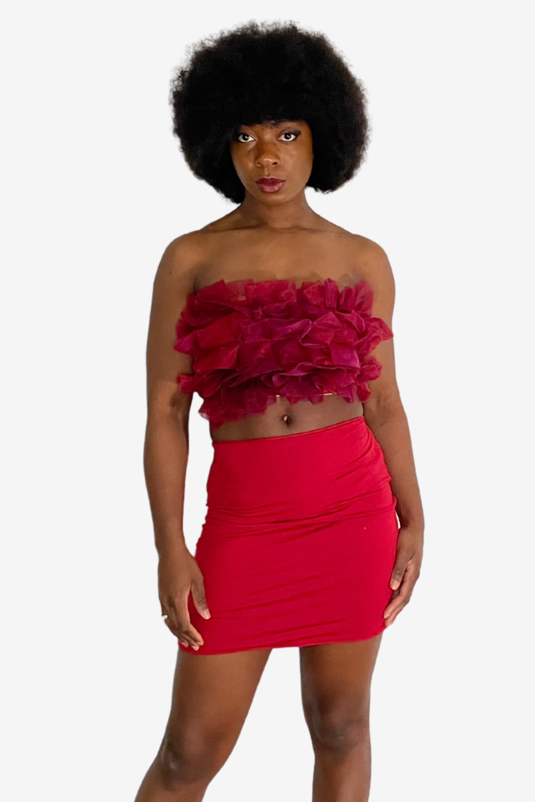 Jupe en jersey de coton